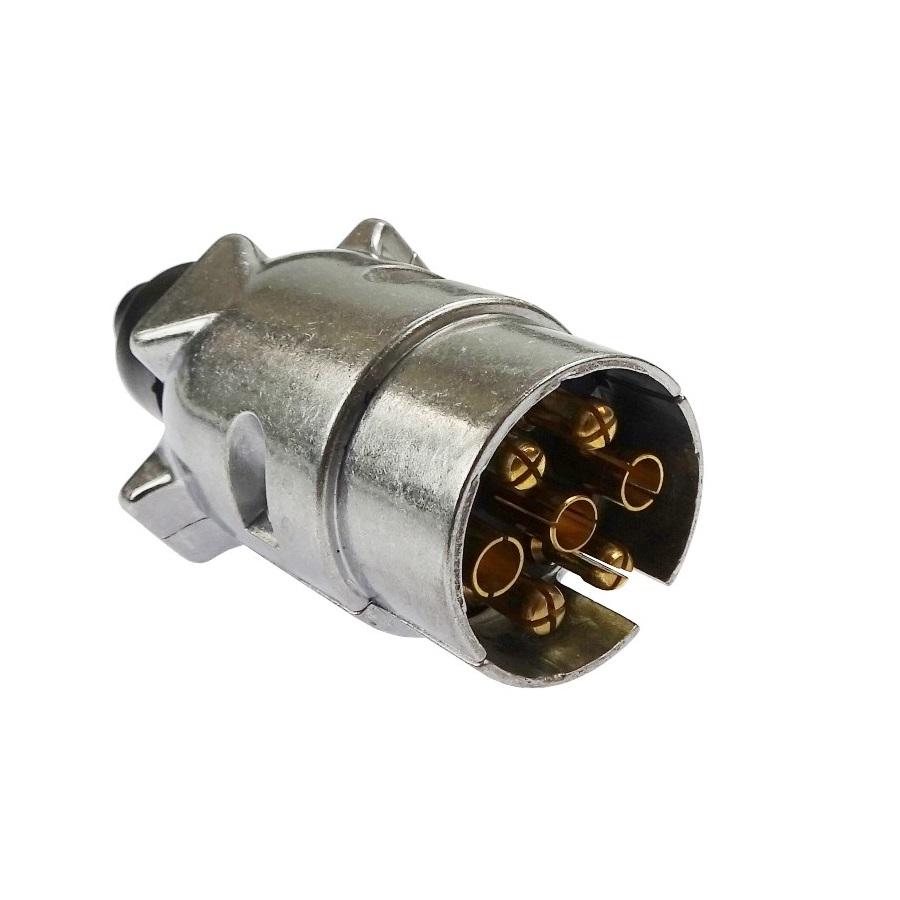 Wtyczka Elektryczna 7 Biegunowa W-7 Aluminiowa - zdjęcie 3