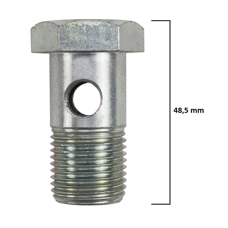 Śruba Przelewowa Calowa 1/2" L-40 Klucz 27 - zdjęcie 4