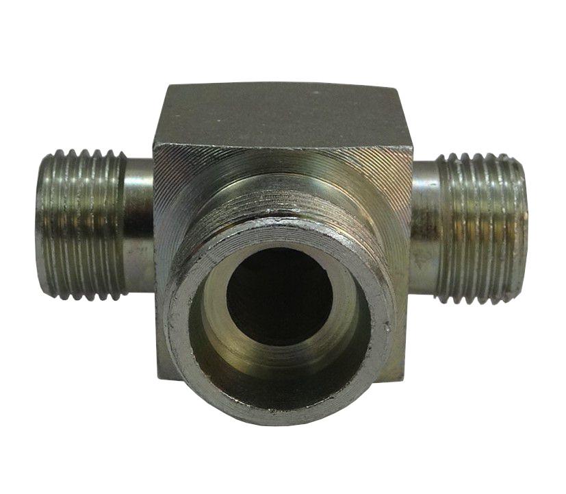Złącze Złączka Hydrauliczna Trójnik M18x1,5 M24x1,5 M18x1,5 - zdjęcie 2