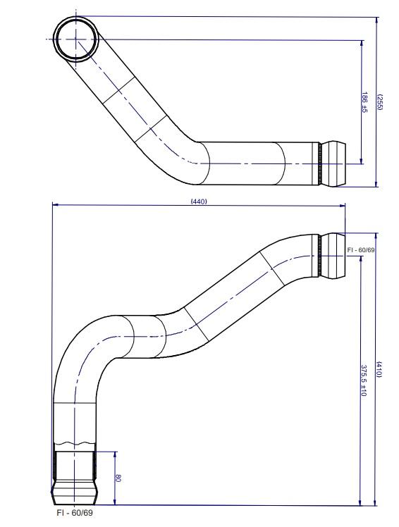 Rura Łącząca Tłumiki Al116902 John Deere Andoria