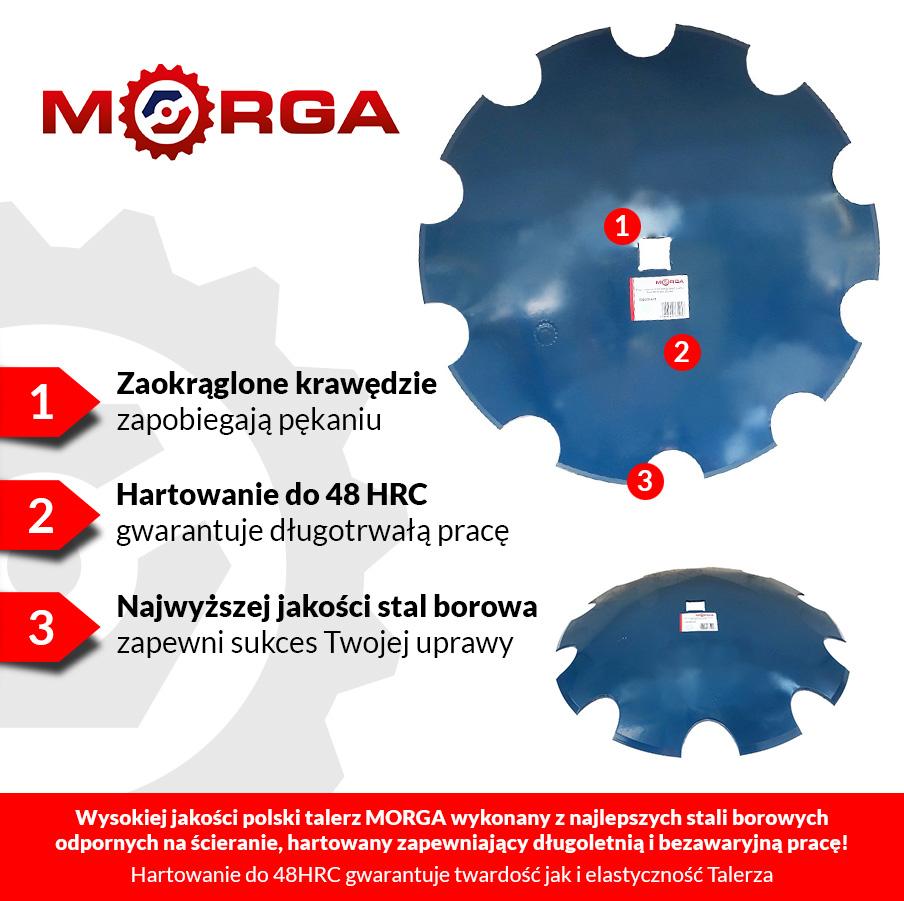 Talerz Uzębiony Fi-460mm Grubość 4mm Mocowanie Piasta Ap21 6 Otworów - zdjęcie 4