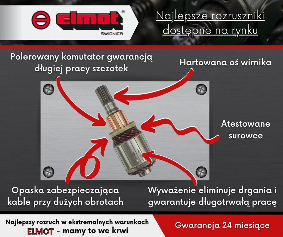 Wirnik Rozrusznika Typu Magneton C-330 C-360 Zetor 9142722 Elmot - zdjęcie 4