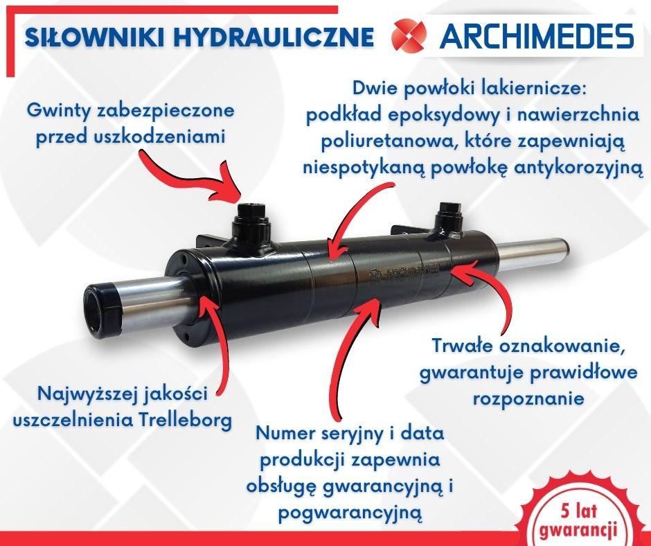 Cylinder Hydrauliczny Siłownik Smn20/86 Smn 1.20/86 Nurnikowy Rozsiewacz - zdjęcie 5