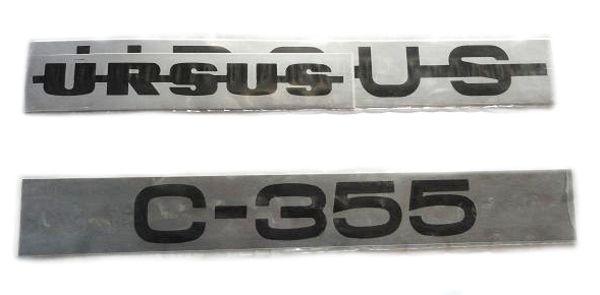 Komplet Znaków Emblematów Ursus C-355 | ZU355