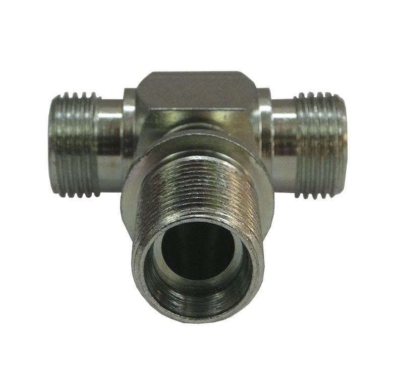 Złącze Złączka Hydrauliczna Trójnik M18x1,5 12l L21 Kwadrat Rys.1 - zdjęcie 2