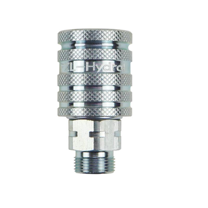 Szybkozłącze Hydrauliczne Gniazdo M22x1.5 Gwint Zewnętrzny Euro Push-Pull - zdjęcie 2