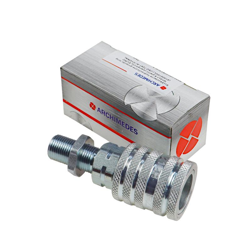Szybkozłącze Hydrauliczne Gniazdo Long M18x1.5 Gwint Zewnętrzny Euro - zdjęcie 5