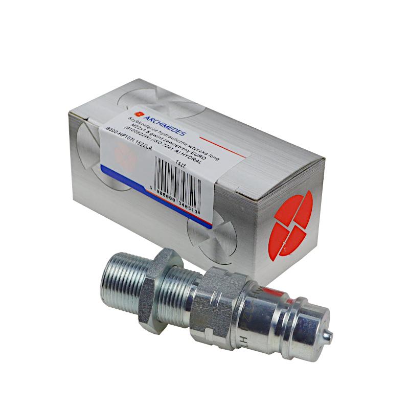 Szybkozłącze Hydrauliczne Wtyczka Long M22x1.5 Gwint Zewnętrzny Euro