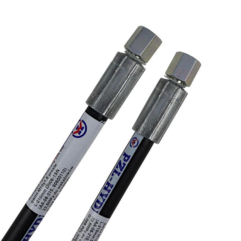 Przewód Hydrauliczny 225 Bar Gwint M12x1,5 Proste Dkol Dkol L-210mm - zdjęcie 2