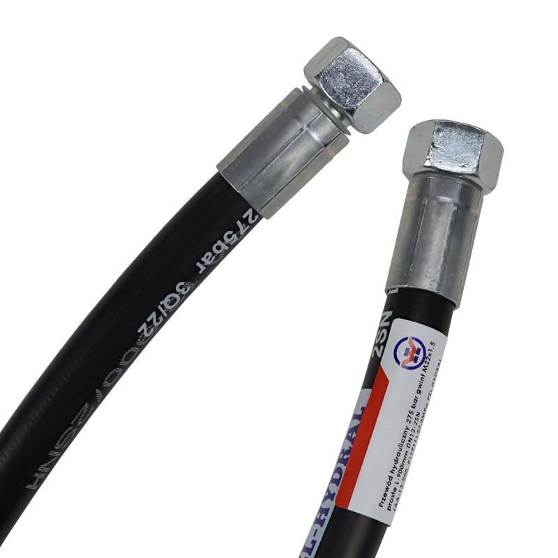 Przewód Hydrauliczny 275 Bar Gwint M22x1,5 Proste Dkol Dkol L-900mm - zdjęcie 2