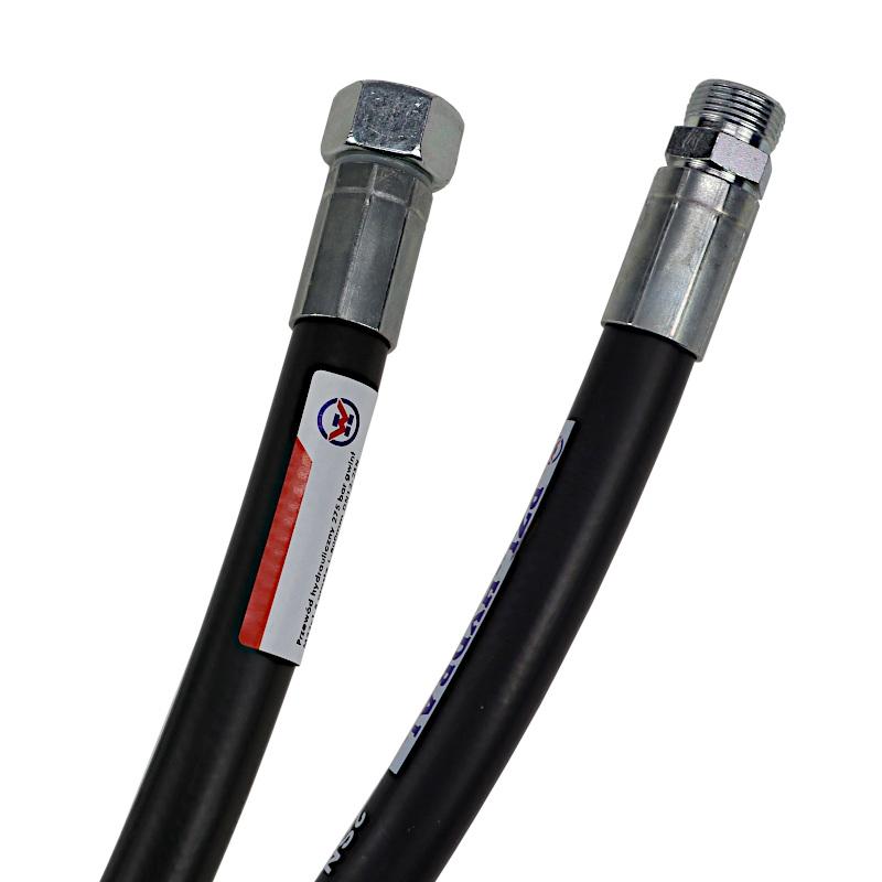 Przewód Hydrauliczny 275 Bar Gwint M22x1,5 Proste L-800mm Dn12-2sn - zdjęcie 2