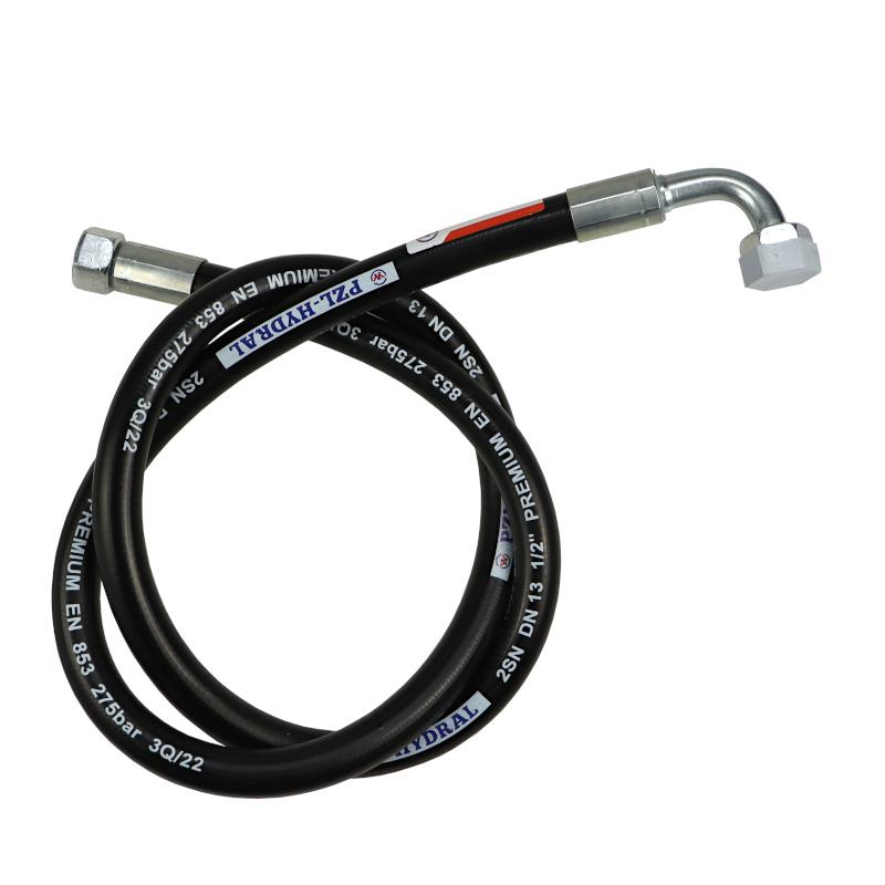 Przewód Hydrauliczny 275 Bar Gwint M22x1,5 Prosta Kolanko Dkol Dkol 90