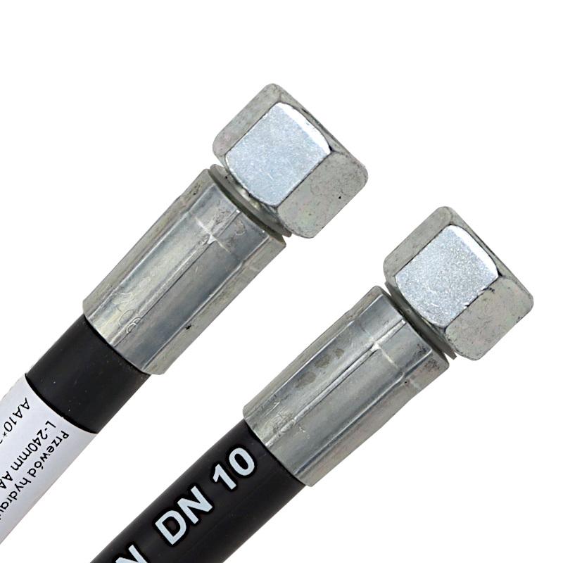 Przewód Hydrauliczny 330 Bar Dn10-2sn L-240mm Aa-240 M20x1.5 33mpa Hydral - zdjęcie 2