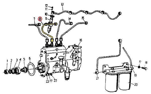Przewód ii cylindra c-360 | 46408800 - zdjęcie 2