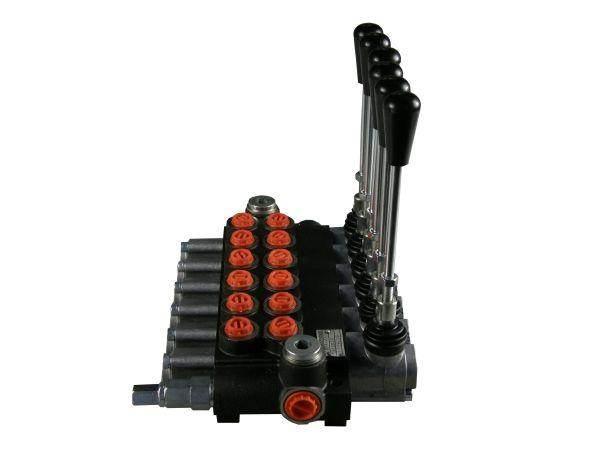 Rozdzielacz hydrauliczny sześciosekcyjny 6 40l