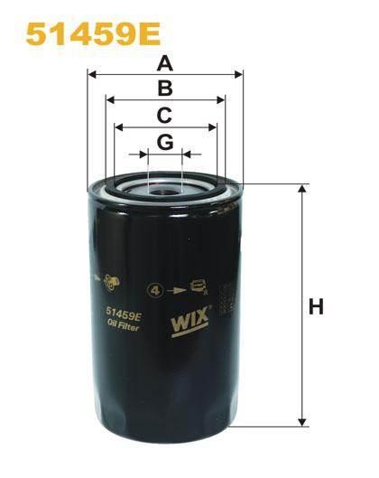 Filtr oleju 51459 wix | 51459E
