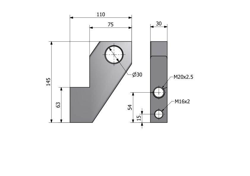 Wieszak prawy c-385 | 83452001