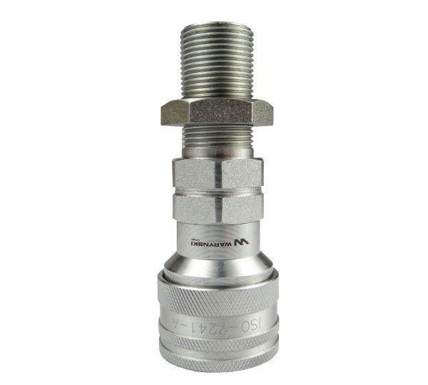 Szybkozłącze hydrauliczne gniazdo long m22x1.5 gwint zewnętrzny euro 9100822gl iso 7241-a waryński - zdjęcie 4