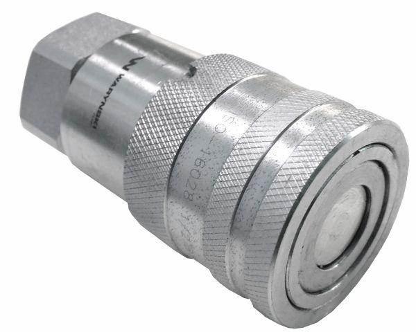 Szybkozłącze hydrauliczne suchoodcinające gniazdo g3/8"bsp gwint wewnętrzny iso16028 waryński - zdjęcie 2