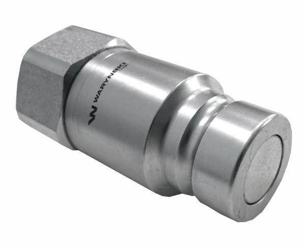 Szybkozłącze hydrauliczne suchoodcinające wtyczka g3/8"bsp gwint wewnętrzny iso16028 waryński - zdjęcie 4