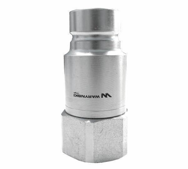 Szybkozłącze hydrauliczne suchoodcinające wtyczka g1/2"bsp gwint wewnętrzny iso16028 waryński - zdjęcie 2