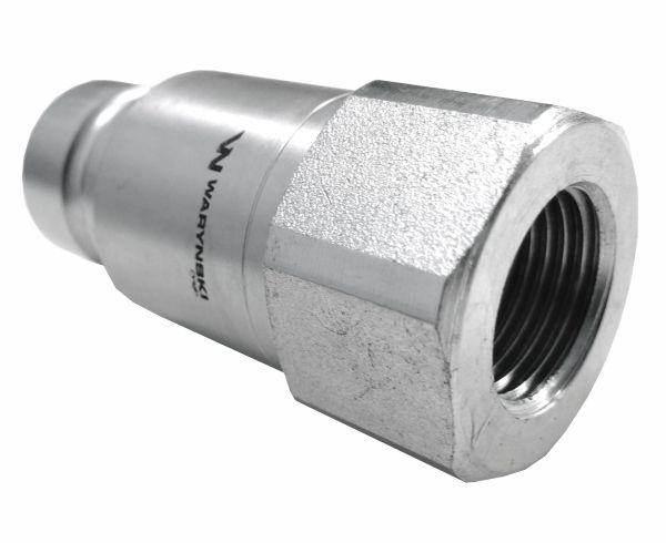 Szybkozłącze hydrauliczne suchoodcinające wtyczka g1/2"bsp gwint wewnętrzny iso16028 waryński - zdjęcie 3