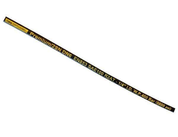 Wąż hydrauliczny do zakuwania dn06 2-oplotowy 400 bar waryński sprzedawany po 50m