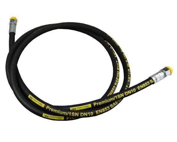 Przewód hydrauliczny gwint m18x1.5 proste l-2500mm dn10-1sn 1206/18/000 pług b-200 aa-10-2500 p11p11 18mpa waryński - zdjęcie 2
