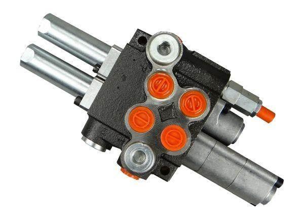 Rozdzielacz hydrauliczny 40l/min 2-sekcyjny z jedną sekcją pływającą na linki kity - zdjęcie 4