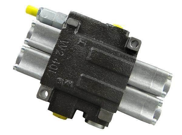 Rozdzielacz hydrauliczny 2-sekcyjny max przepływ 40l waryński - zdjęcie 2