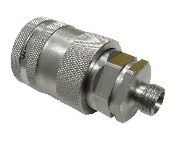 Szybkozłącze hydrauliczne gniazdo m14x1.5 gwint zewnętrzny euro push-pull 9100814g iso 7241-a waryński