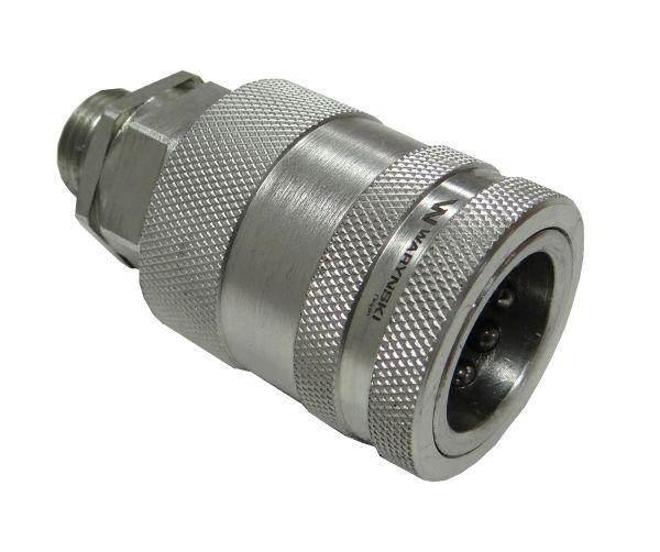 Szybkozłącze hydrauliczne gniazdo m18x1.5 gwint zewnętrzny euro push-pull 9100818g iso 7241-a waryński - zdjęcie 4