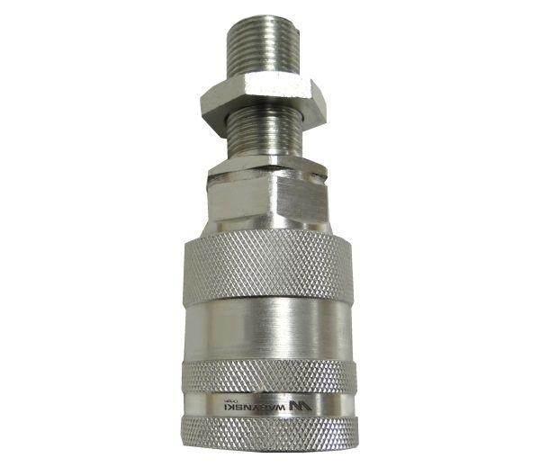 Szybkozłącze hydrauliczne gniazdo long m18x1.5 gwint zewnętrzny euro push-pull 9100818gl iso 7241-a waryński - zdjęcie 4