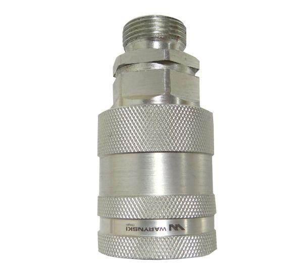 Szybkozłącze hydrauliczne gniazdo m22x1.5 gwint zewnętrzny euro push-pull 9100822g iso 7241-a waryński - zdjęcie 3