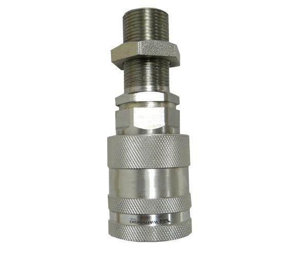 Szybkozłącze hydrauliczne gniazdo long m22x1.5 gwint zewnętrzny euro push-pull 9100822gl iso 7241-a waryński - zdjęcie 4