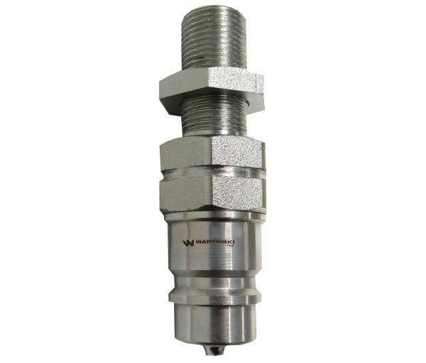 Szybkozłącze hydrauliczne wtyczka long m18x1.5 gwint zewnętrzny euro 9100818w iso 7241-a waryński - zdjęcie 3