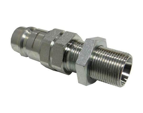 Szybkozłącze hydrauliczne wtyczka long m22x1.5 gwint zewnętrzny euro 9100822w iso 7241-a waryński