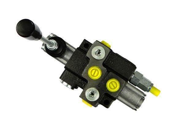 Rozdzielacz hydrauliczny 1-sekcyjny max przepływ 40l waryński - zdjęcie 3