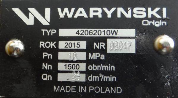Pompa hydrauliczna pz18at podnośnika wzmocniona 24 l/min c-330 waryński - zdjęcie 3