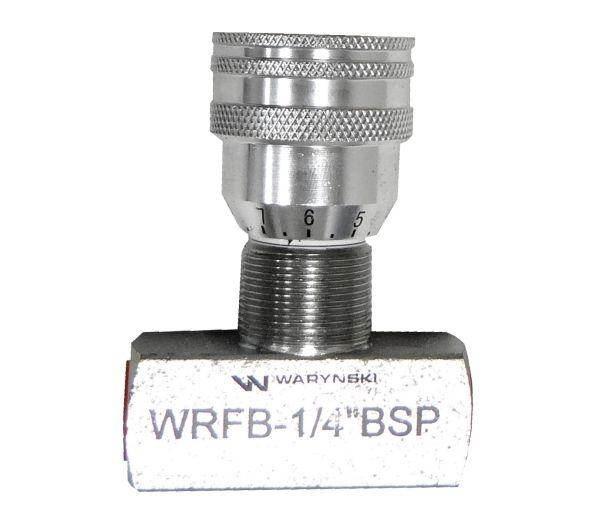 Zawór dławiący wrfb 90 1/4"bsp waryński | WRFB-1/4BSP - zdjęcie 3