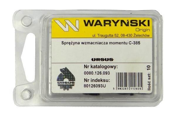 Sprężyna wzmacniacza momentu dł po 10 c-385 oryginał ursus - zdjęcie 3