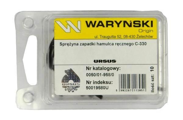 Sprężyna zapadki hamulca ręcznego po 10 c-330 oryginał ursus - zdjęcie 3
