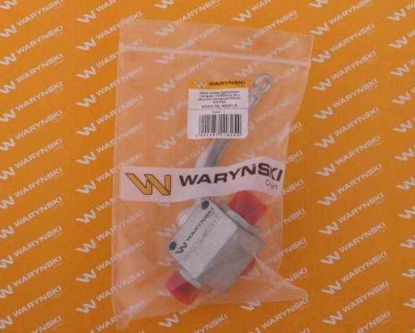 Zawór kulowy hydrauliczny 3-drogowy 3/2 m22x1.5 15l z otworami mocującymi 500 bar waryński - zdjęcie 4
