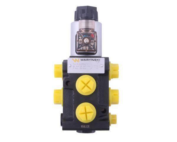 Dzielnikzawórelektrozawór kierunkowy elektromagnetyczny kontroli w-e12dvs6/2 dvs6/50l g1/2" 50l waryński - zdjęcie 2