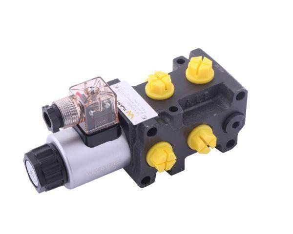 Dzielnikzawórelektrozawór kierunkowy elektromagnetyczny kontroli w-e38dvs6/2 dvs6/50 l/min g3/8" 50l waryński