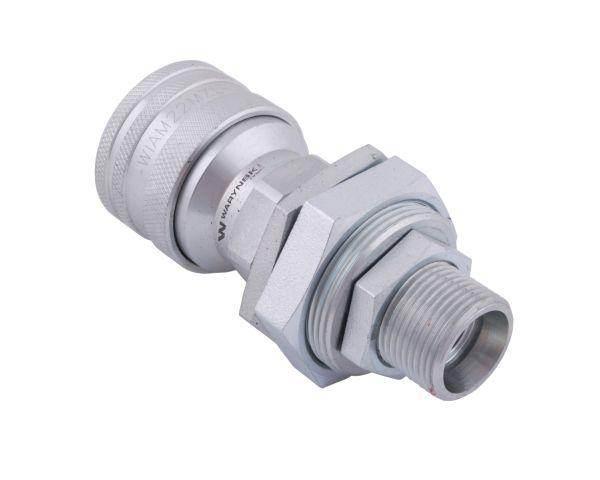 Szybkozłącze hydrauliczne gniazdo long m22x1.5 gwint zewnętrzny euro adaptacja starego typu 504900 9199822g/st iso 7241-a waryński