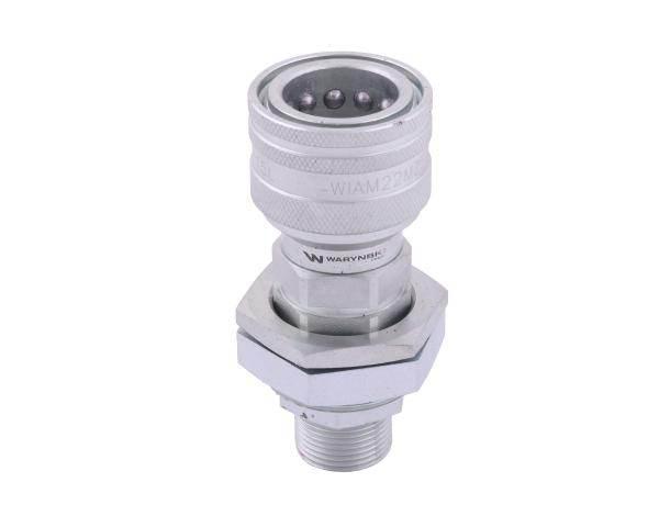 Szybkozłącze hydrauliczne gniazdo long m22x1.5 gwint zewnętrzny euro adaptacja starego typu 504900 9199822g/st iso 7241-a waryński - zdjęcie 6