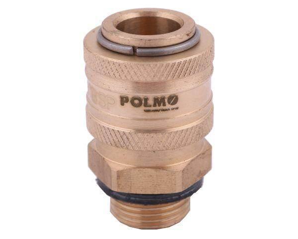 Szybkozłącze pneumatyczne p26 nw7.2 gniazdo 3/8"bsp gwint zewnętrzny polmo - zdjęcie 3