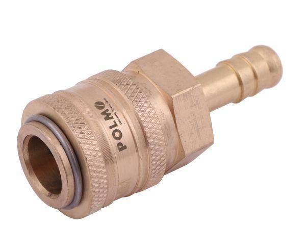 Szybkozłącze pneumatyczne p26 nw7.2 gniazdo pod wąż dn09mm polmo 5szt - zdjęcie 3