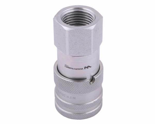 Szybkozłącze hydrauliczne suchoodcinające rozmiar 3/8 gniazdo g1/2"bsp gwint wewnętrzny iso16028 waryński - zdjęcie 3